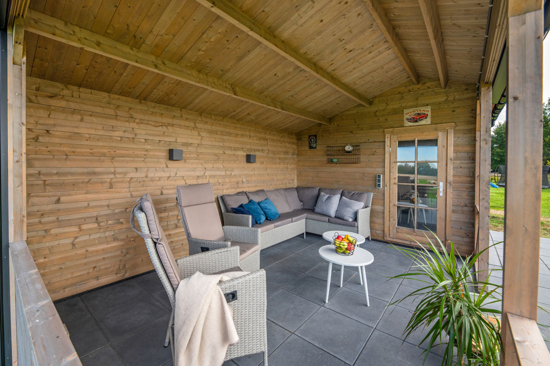 Tuinchalet Zaventem ingericht